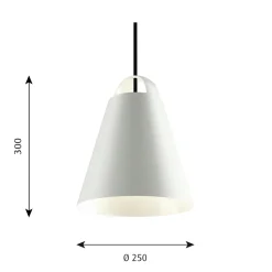 Above 250 Taklampa white