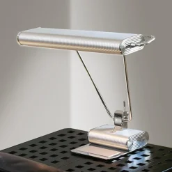 AD 34 Art Déco bordslampa matt aluminium