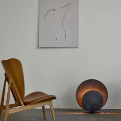 AD golvlamp oxidized