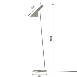 AJ Golvlampa Pale Petrolium