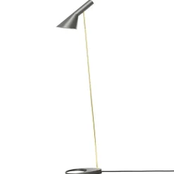 AJ golvlampa warm grey/brass