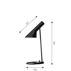AJ Mini Bordslampa black