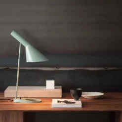 AJ Mini Bordslampa Pale Petrolium