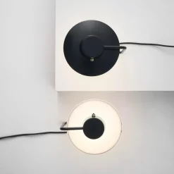 AJ Oxford 280mm Bordslampa metal black/Opal glass