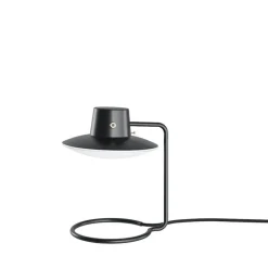 AJ Oxford 280mm Bordslampa metal black/Opal glass