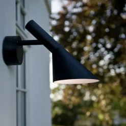AJ 50 Vägglampa utebelysning black texture