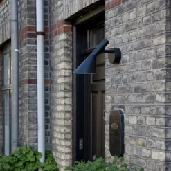 AJ 50 Vägglampa utebelysning black texture