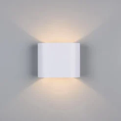 Alani vägglampa vit