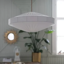 Alba Ø58 lampskärm cotton jersey vit