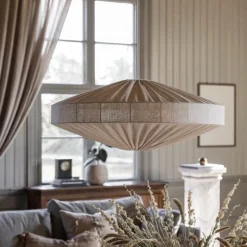 Alba Ø78 lampskärm linero natural