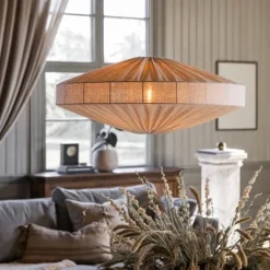 Alba Ø78 lampskärm linero natural