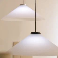 Aline 58 Pendant lamp Frosty, aluminium