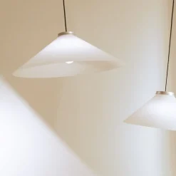 Aline 58 Pendant lamp Frosty, aluminium