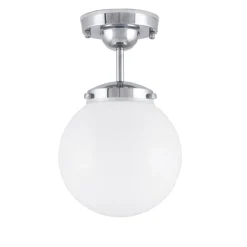 Alley Plafond badrumsbelysning krom/vit