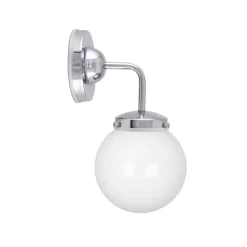 Alley vägglampa badrumsbelysning krom/vit