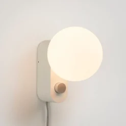 Alumina bord-/vägglampa Chalk