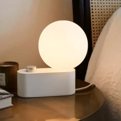 Alumina bord-/vägglampa Chalk