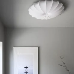 Anna Ø40 Plafond bomullsjersey vit