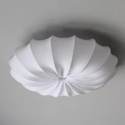 Anna Ø60 Plafond bomullsjersey vit