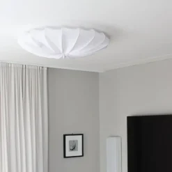 Anna Ø80 plafond linne white