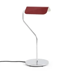 Apex bordslampa maroon red