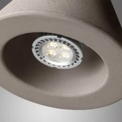Aplomb mini taklampa brun