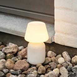 Apollo portable bordslampa opalglas