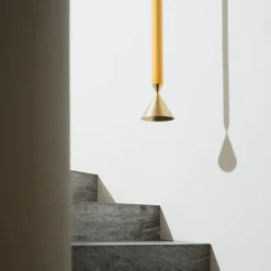 Apollo 39 taklampa honey gold/brass