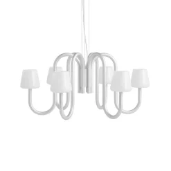 Apollo 745 Taklampa Vit opalglas