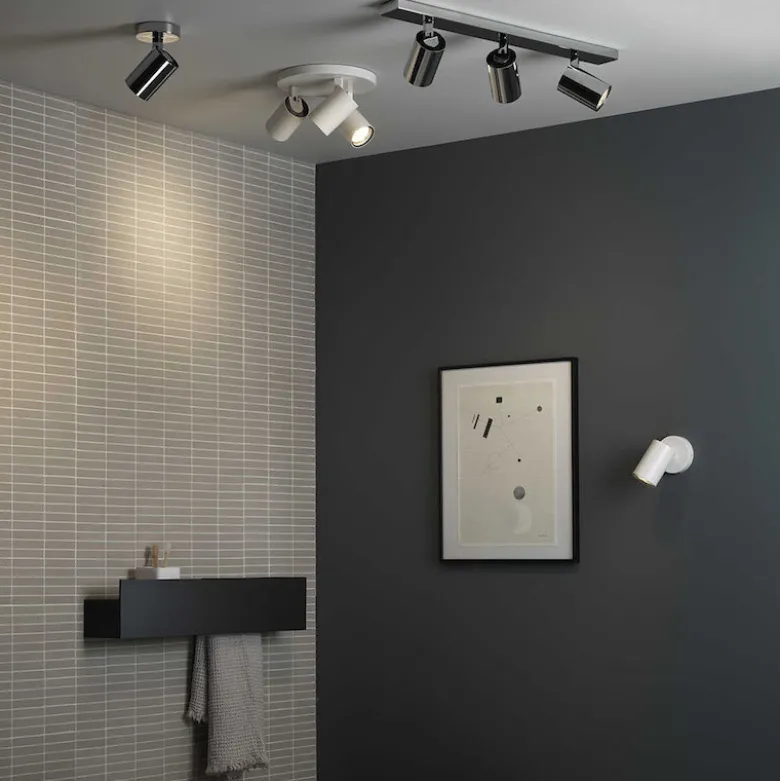 Aqua recessed spotlight IP44 vit matt