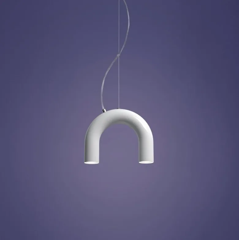 Arch Single taklampa vit