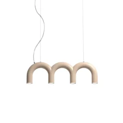 Arch Triplette taklampa nude