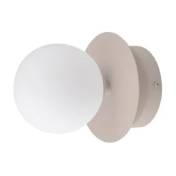 Art Deco IP44 badrumsbelysning mud/vit