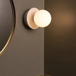 Art Deco IP44 badrumsbelysning vit