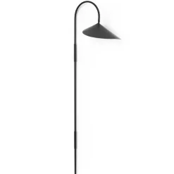 Arum swivel tall vägglampa svart