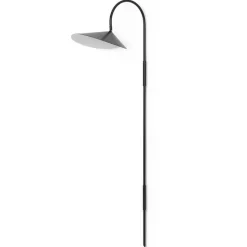 Arum swivel tall vägglampa svart