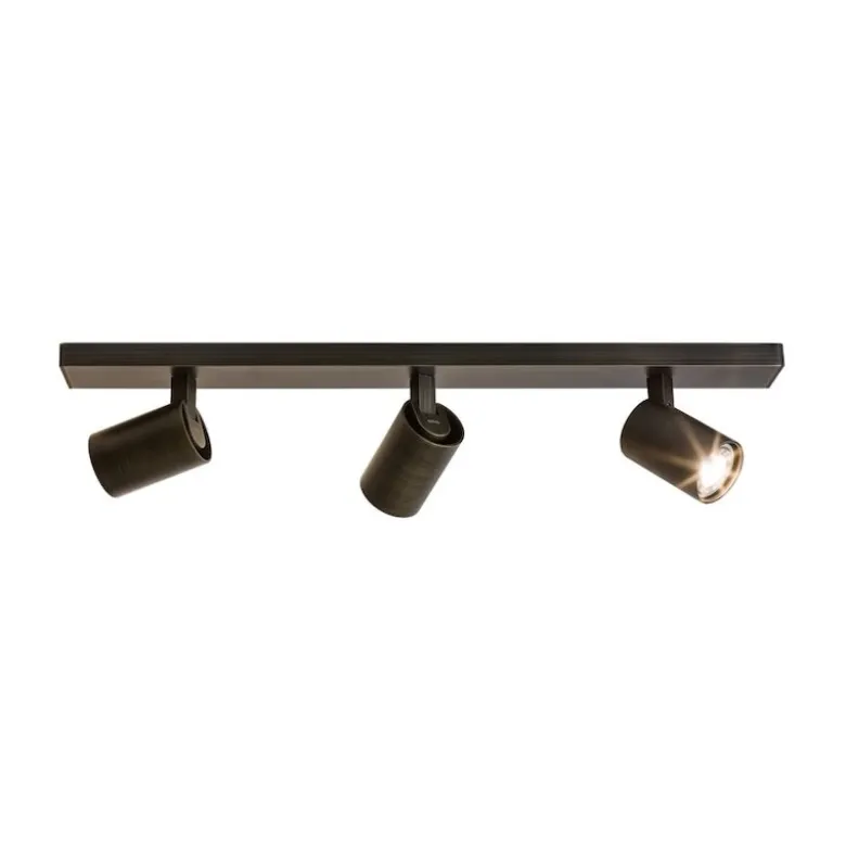 Ascoli triple bar spotlight brons