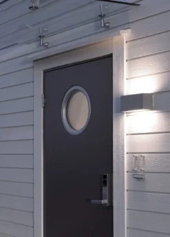 Asker vägglampa Grafit