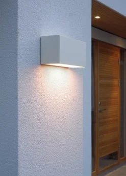 Asker vägglampa vit