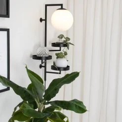 Astoria vägglampa svart