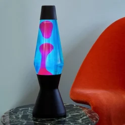 Astro svart lavalampa blå med rosa lava