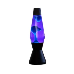 Astro svart lavalampa lila med turkos lava