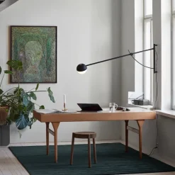 Balancer vägglampa svart