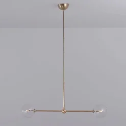 Balance 150x150 taklampa mässing