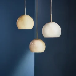 Ball glass Ø18 taklampa amber
