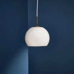 Ball glass Ø18 taklampa sand grey