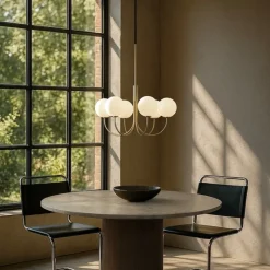 Ballon 6 taklampa satin brass