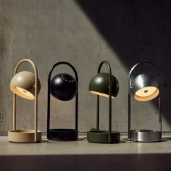 Ball portabel bordslampa black
