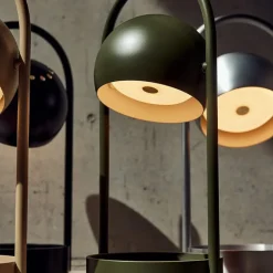 Ball portabel bordslampa black