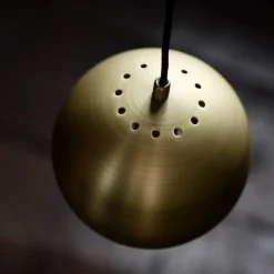 Ball Ø18 taklampa matt antique brass